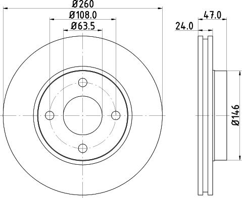 DON PCD12792 - Əyləc Diski furqanavto.az