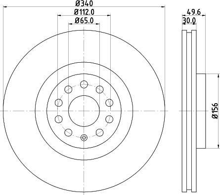 DON PCD12781 - Əyləc Diski furqanavto.az