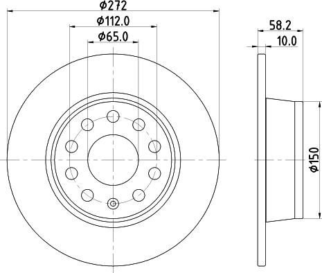 DON PCD17462 - Əyləc Diski furqanavto.az