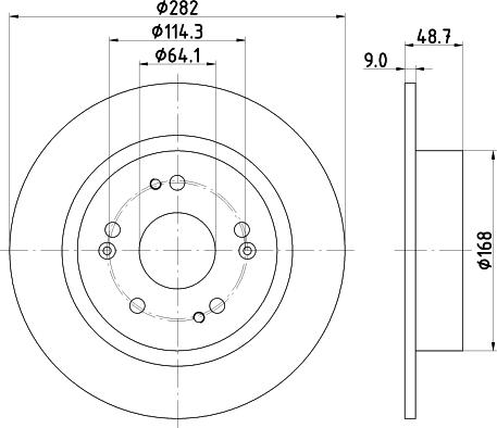 DON PCD17672 - Əyləc Diski furqanavto.az