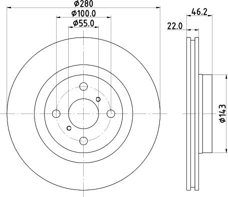 DON PCD17142 - Əyləc Diski furqanavto.az