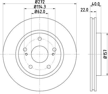 DON PCD17202 - Əyləc Diski furqanavto.az