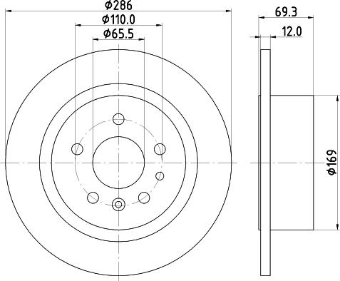 DON PCD20962 - Əyləc Diski furqanavto.az