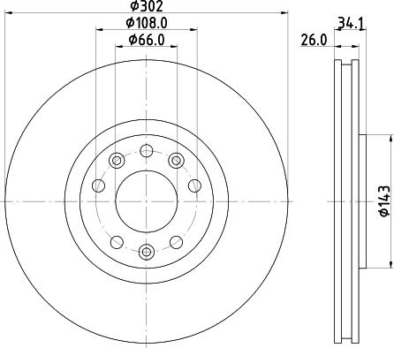 DON PCD20802 - Əyləc Diski furqanavto.az