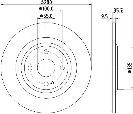 DON PCD20382 - Əyləc Diski furqanavto.az