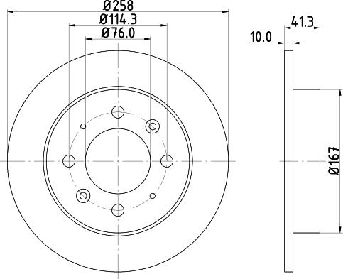 DON PCD21512 - Əyləc Diski furqanavto.az