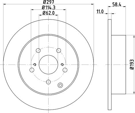 DON PCD21682 - Əyləc Diski furqanavto.az