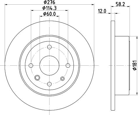 DON PCD21672 - Əyləc Diski furqanavto.az