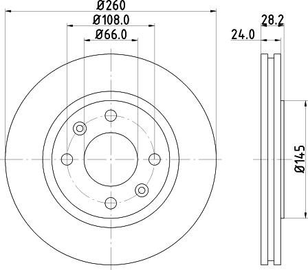 DON PCD21332 - Əyləc Diski furqanavto.az