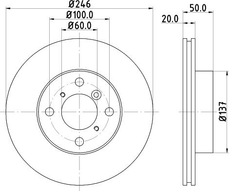 DON PCD21262 - Əyləc Diski furqanavto.az