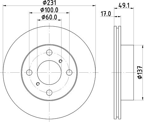 DON PCD21282 - Əyləc Diski furqanavto.az