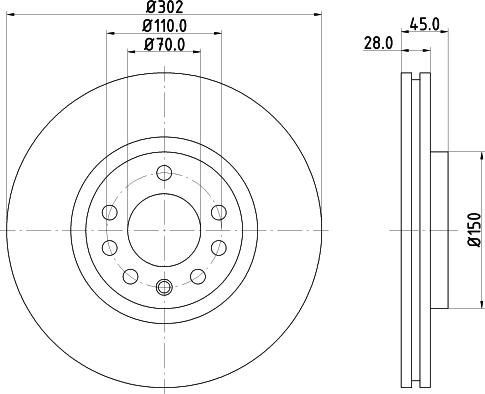 DON PCD21222 - Əyləc Diski furqanavto.az