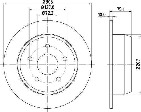 DON PCD23092 - Əyləc Diski furqanavto.az