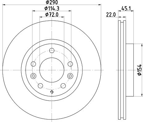 DON PCD23152 - Əyləc Diski furqanavto.az