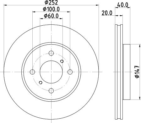 DON PCD23372 - Əyləc Diski furqanavto.az