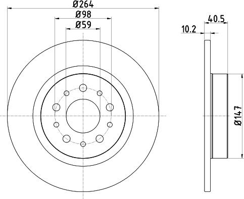 DON PCD22992 - Əyləc Diski furqanavto.az