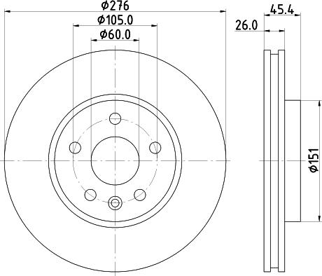 DON PCD22952 - Əyləc Diski furqanavto.az