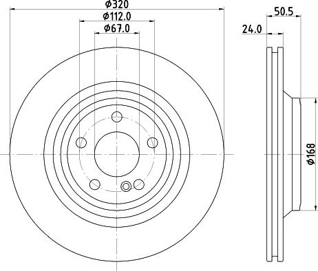 DON PCD22532 - Əyləc Diski furqanavto.az