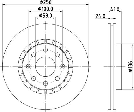 DON PCD22022 - Əyləc Diski furqanavto.az