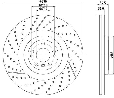 DON PCD22341 - Əyləc Diski furqanavto.az