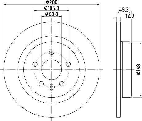 DON PCD22782 - Əyləc Diski furqanavto.az