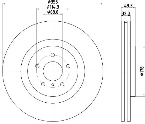 DON PCD22771 - Əyləc Diski furqanavto.az