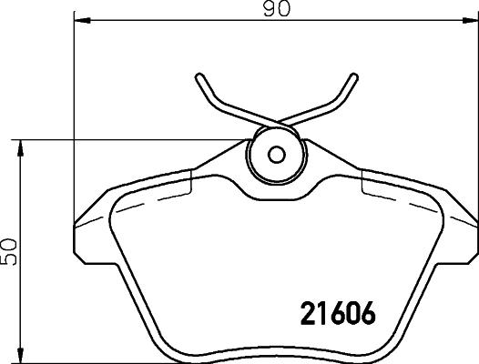 DON PCP1498 - Əyləc altlığı dəsti, əyləc diski furqanavto.az