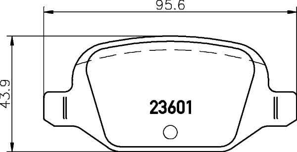 DON PCP1489 - Əyləc altlığı dəsti, əyləc diski furqanavto.az