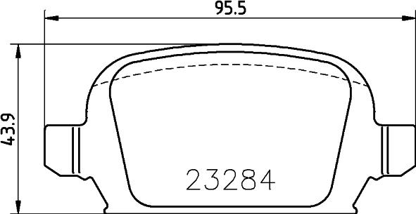 DON PCP1532 - Əyləc altlığı dəsti, əyləc diski furqanavto.az