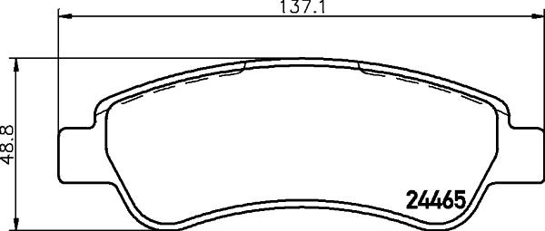 DON PCP1636 - Əyləc altlığı dəsti, əyləc diski furqanavto.az