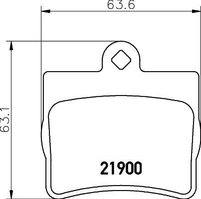 DON PCP1150 - Əyləc altlığı dəsti, əyləc diski www.furqanavto.az