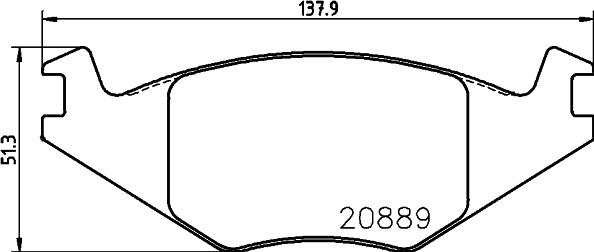 DON PCP1310 - Əyləc altlığı dəsti, əyləc diski www.furqanavto.az