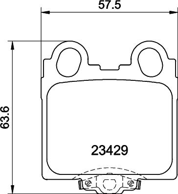 DON PCP2189 - Əyləc altlığı dəsti, əyləc diski www.furqanavto.az