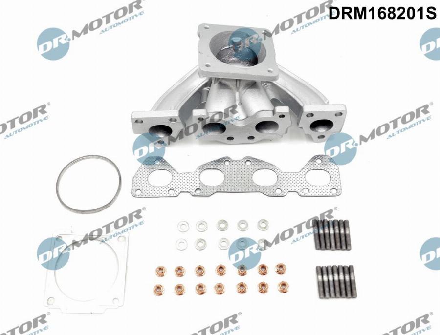 Dr.Motor Automotive DRM168201S - Manifold, egzoz sistemi furqanavto.az