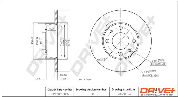 Unipart GBD552 - Əyləc Diski furqanavto.az