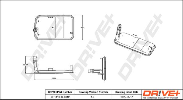 Dr!ve+ DP1110.14.0012 - Hidravlik Filtr, avtomatik transmissiya furqanavto.az