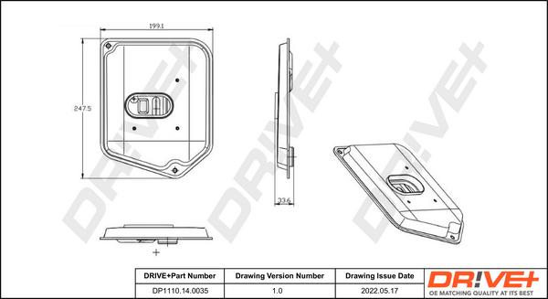 Dr!ve+ DP1110.14.0035 - Hidravlik Filtr, avtomatik transmissiya furqanavto.az