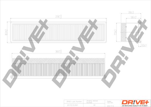 Dr!ve+ DP1110.10.0541 - Hava filtri furqanavto.az