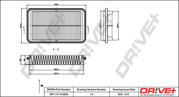 Dr!ve+ DP1110.10.0635 - Hava filtri furqanavto.az