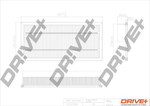 Dr!ve+ DP1110.10.0099 - Hava filtri furqanavto.az