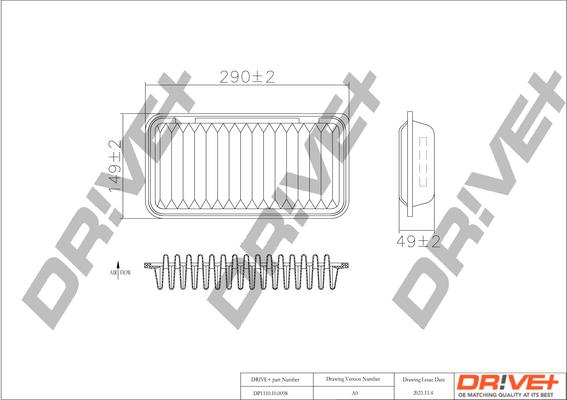 Dr!ve+ DP1110.10.0098 - Hava filtri furqanavto.az