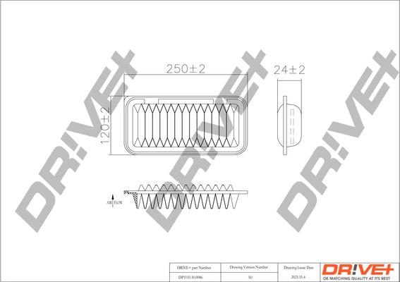 Dr!ve+ DP1110.10.0086 - Hava filtri furqanavto.az