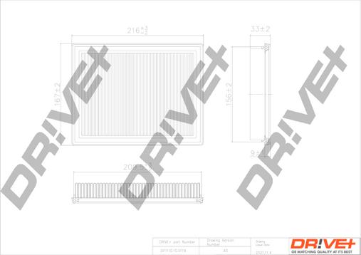 Dr!ve+ DP1110.10.0119 - Hava filtri furqanavto.az