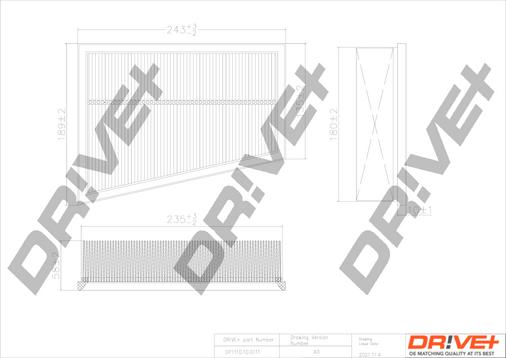 Dr!ve+ DP1110.10.0111 - Hava filtri furqanavto.az