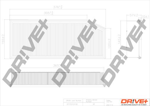 Dr!ve+ DP1110.10.0120 - Hava filtri furqanavto.az