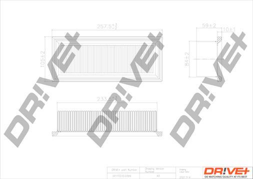 Dr!ve+ DP1110.10.0399 - Hava filtri furqanavto.az