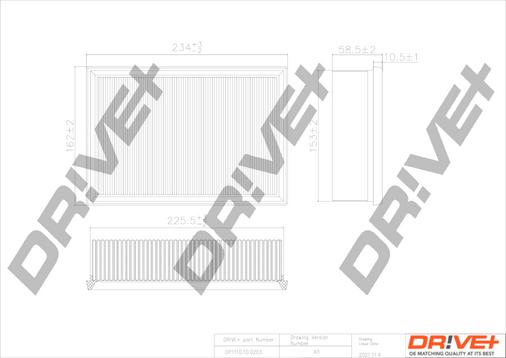 Dr!ve+ DP1110.10.0203 - Hava filtri furqanavto.az