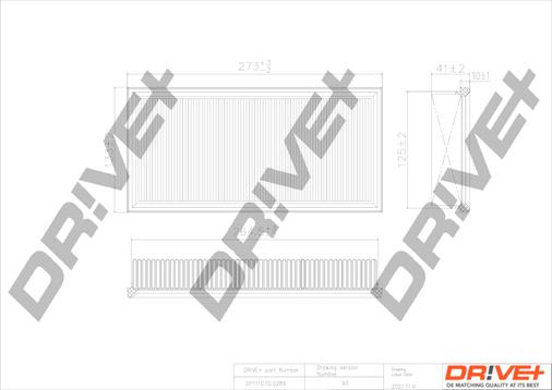 Dr!ve+ DP1110.10.0289 - Hava filtri furqanavto.az