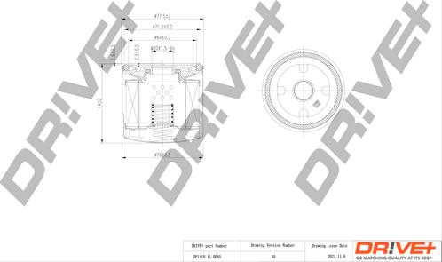 Dr!ve+ DP1110.11.0045 - Yağ filtri furqanavto.az