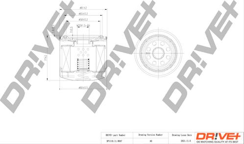 Dr!ve+ DP1110.11.0047 - Yağ filtri furqanavto.az